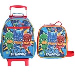 Assistência Técnica e Garantia do produto Kit Escolar Mochilete + Lancheira DMW PJ Masks Team (11552+11554)