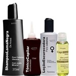 Assistência Técnica e Garantia do produto Kit Loção Shampoo Escurecedora Mais Tônico Capilar Feminino