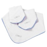 Assistência Técnica e Garantia do produto Kit 3 Fraldas de Boca Beth Bebê Babinhas Confort Azul Claro