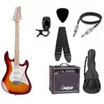 Assistência Técnica e Garantia do produto Kit Guitarra Strato Strinberg STS-100 com Acessórios + Amplificador Cherry