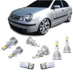 Assistência Técnica e Garantia do produto Kit Lâmpadas Super Led HeadLight 6000k com Reator Volkswagen Polo 2003 à 2006 com Lâmpada Pingo