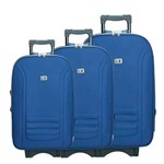 Assistência Técnica e Garantia do produto Kit Malas de Viagem IMPORTWAY Azul (P, M e G)