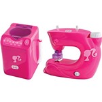 Assistência Técnica e Garantia do produto Kit Mini Utilidades Barbie Máquina de Lavar e Máquina de Costurar - Lider