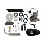 Assistência Técnica e Garantia do produto Kit Motor Bicimoto 48cc 2 Tempos - Prata - para Bicicleta Motorizada