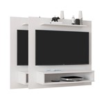 Assistência Técnica e Garantia do produto Kit 2 Paineis para Tv Até 32 Fit Branco - Beemóveis
