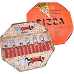 Assistência Técnica e Garantia do produto Kit para Pizza 14 Pcs Pizza - Laminas de Aco Inox e Cabos de Polipropileno Vermelho