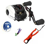 Assistência Técnica e Garantia do produto Kit Pesca Carretilha Malibu 10000 com ALicate Contenção 1 Isca Jig Ranger 1 Linha Dourado