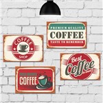 Assistência Técnica e Garantia do produto Kit Placa Decorativa MDF Vintage Café