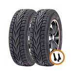 Assistência Técnica e Garantia do produto Kit 2 Pneus Tornel Aro 14 185/65r14 Real 85h + Válvula