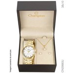 Assistência Técnica e Garantia do produto Kit Relógio Champion Feminino com Colar e Brincos CN29883J