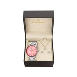 Assistência Técnica e Garantia do produto Kit Relógio Champion Feminino com Colar e Brincos CN29918R