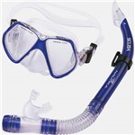Assistência Técnica e Garantia do produto Kit Scuba com Máscara de Mergulho e Respirador - Azul - Nautika