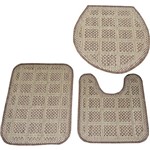 Assistência Técnica e Garantia do produto Kit Tapetes para Banheiro Natural Look SL1216 3 Peças - Rayza