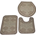 Assistência Técnica e Garantia do produto Kit Tapetes para Banheiro Natural Look SL1217 3 Peças - Rayza