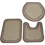 Assistência Técnica e Garantia do produto Kit Tapetes para Banheiro Natural Look SL1218 3 Peças - Rayza