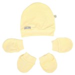 Assistência Técnica e Garantia do produto Kit Touca, Luvas e Sapatinho Beth Bebê Suedine Amarelo