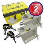 Assistência Técnica e Garantia do produto Kit 2 Trava Elétrica Portão Eletrônico Deslizante Bv Sp-lock 220V Security Parts