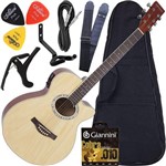 Assistência Técnica e Garantia do produto Kit Violão Eletroacústico Completo Aço Gsf1r Nt Giannini