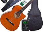 Assistência Técnica e Garantia do produto Kit Violão Flat Eletroacústico 14 Eq Nt Giannini