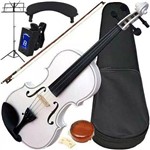 Assistência Técnica e Garantia do produto Kit Violino 4/4 Branco Completo C/ Arco Breu Espaleira ..etc