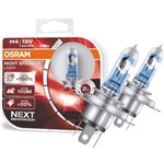 Assistência Técnica e Garantia do produto Lâmpada Farol Osram Night Breaker Laser H4 150% + Luz