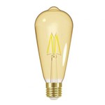 Assistência Técnica e Garantia do produto Lâmpada Led Âmbar Filamento Vintage ST64 Taschibra