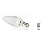 Assistência Técnica e Garantia do produto Lampada Vela Super Led 4w Lisa Leitosa E-14 6500k Bivolt Galaxy Led