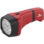 Assistência Técnica e Garantia do produto Lanterna 395757 Comfort 9 LEDS Recarregável Vermelho - Worker
