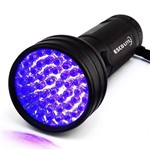 Assistência Técnica e Garantia do produto Lanterna Ecolight Uv Preta, 51 Led Onda 395nm Ultravioleta Bivolt