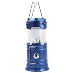 Assistência Técnica e Garantia do produto Lanterna Lampião Retrátil 6+1 LED Recarregável Bivolt com USB Azul QY-5800T