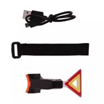 Assistência Técnica e Garantia do produto Lanterna Triangulo para Bicicleta Traseira Led Cob USB Slim