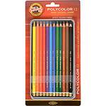 Assistência Técnica e Garantia do produto Lápis de Cor Artístico Estojo Polycolor 12 Cores - Koh-I-Noor