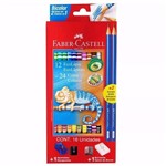 Assistência Técnica e Garantia do produto Lápis de Cor Bicolor 24 Cores Faber-Castell Redondo