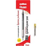 Assistência Técnica e Garantia do produto Lapiseira Pentel Graphgear 500 0,9mm Modelo PG529-N em Blister + Tubo de Grafite Super HB