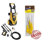 Assistência Técnica e Garantia do produto Lavadora de Alta Pressão Tramontina 1800w Preto/amarelo Combo Kit Ferramentas