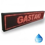 Assistência Técnica e Garantia do produto Letreiro Digital LED VERMELHO Luminoso Alto Brilho 20x100cm OUTDOOR Prova D'água