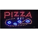 Assistência Técnica e Garantia do produto Letreiro Led Painel Luminoso Placa de Aviso Loja - Pizza