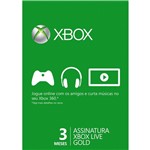 Assistência Técnica e Garantia do produto Live Card Microsoft Gold (3 Meses) - Xbox360