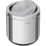 Assistência Técnica e Garantia do produto Lixeira Inox Preta Polipropileno Cápsula Basculante C 10L