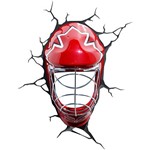 Assistência Técnica e Garantia do produto Luminária de Parede Máscara de Hockey Vermelho - 3D Light FX