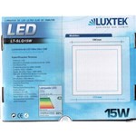 Assistência Técnica e Garantia do produto Luminária Plafon Led 15w Embutir Quadrada Branco Frio Luxtek Ref: Lt-SLQ-15W