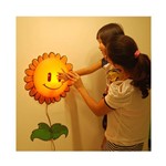 Assistência Técnica e Garantia do produto Lustre Plafon Infantil 1 Lâmpada Sunflower