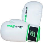 Assistência Técnica e Garantia do produto Luva de Boxe e Muai Thai Profissional Proaction F014 Branca - 14Oz