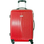 Assistência Técnica e Garantia do produto Mala de Viagem Pequena Vermelho em ABS e Cadeado Embutido - Travel Max