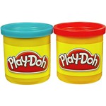Assistência Técnica e Garantia do produto Massa de Modelar Play-Doh 2 Potes Vermelho e Azul - Hasbro