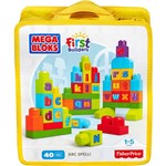 Assistência Técnica e Garantia do produto Mega Bloks First Builders Sacola ABC 40 Peças - Mattel