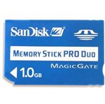 Assistência Técnica e Garantia do produto Memory Stick PRO DUO 1GB - Sandisk