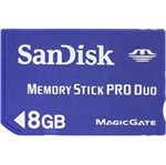 Assistência Técnica e Garantia do produto Memory Stick Pro Duo 8GB - Sandisk