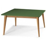 Assistência Técnica e Garantia do produto Mesa de Jantar com Tampo 120cm Novita Clara Maxima Palha/Verde Musgo