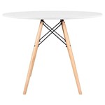 Assistência Técnica e Garantia do produto Mesa Eames Wood 100 Cm - Tampo Branco